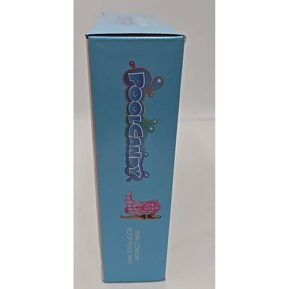 NIB PoolCandy Pink Cowgirl Boot Inflatable Pool Float Raft Barbie Western Y2K - Picture 3 of 6